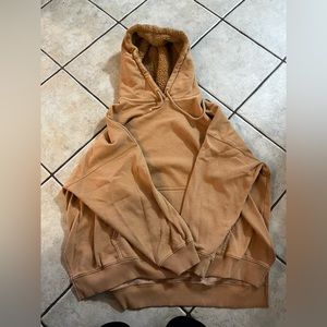American Eagle Hoodie with Sherpa Hood